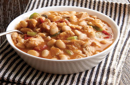 CHICKEN CHILI with beans