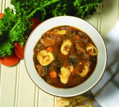 Italian Style Beef & Tortellini Soup