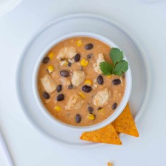 Cheesy Chicken Enchilada Soup