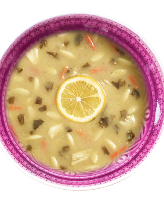 Lemon, Chicken & Orzo Soup