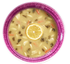 Lemon, Chicken & Orzo Soup