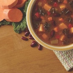 Organic Chicken Kale & Sweet Potato Soup