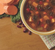 Organic Chicken Kale & Sweet Potato Soup