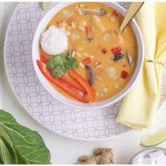 Thai Style Coconut Chicken Soup