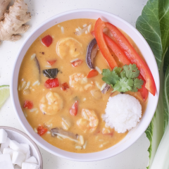 Thai Style Coconut Shrimp Soup