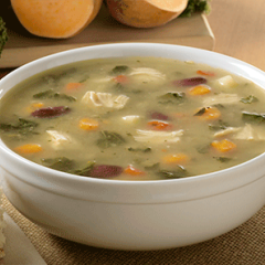 Chicken, Kale & Sweet Potato Soup