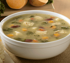 Chicken, Kale & Sweet Potato Soup