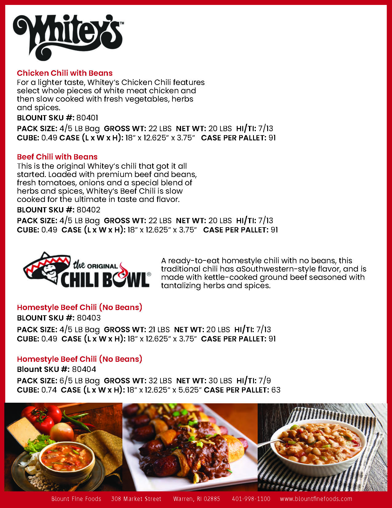 Chili (Whitey's & OCB)