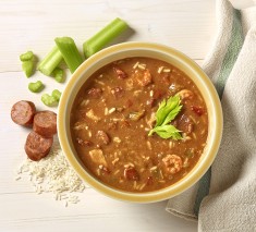 Clam Shack Gumbo with Sausage, Chicken & Shrimp