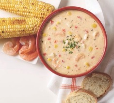 Shrimp & Roasted Corn Chowder