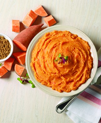 Hot Honey Mashed Sweet Potatoes