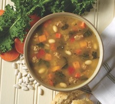Turkey Sausage & Kale Soup