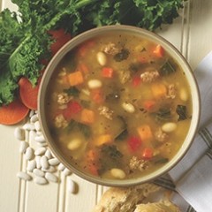 Chicken Sausage & Kale Soup